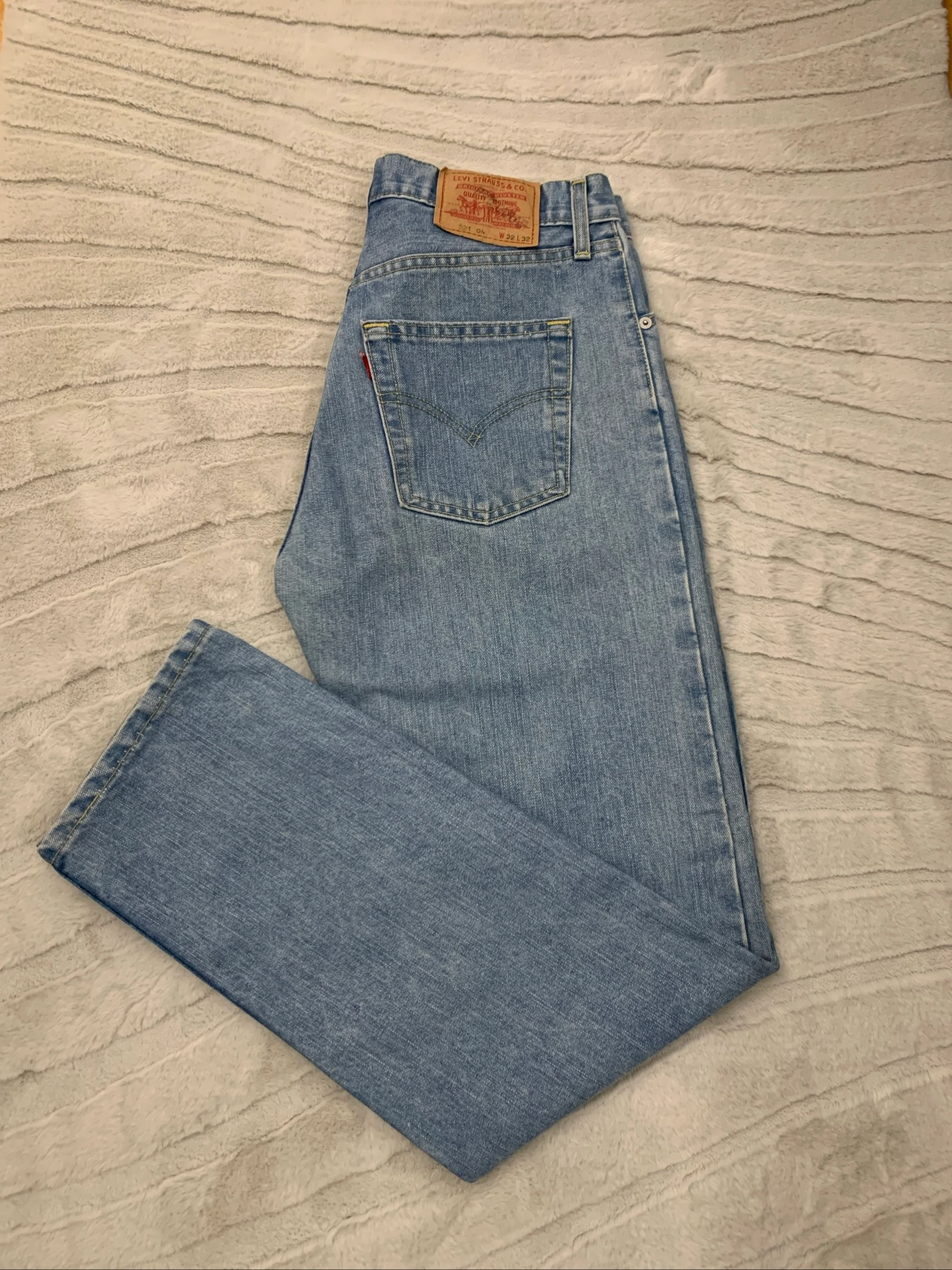 Levi’s Men’s Light Blue Straight Leg Jeans W32 L32 Denim Classic